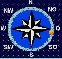 der Mond steht im Osten 18° über dem Horizont