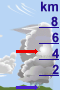 konvektive Cumulus Bewölkung